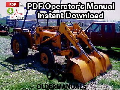 Case 480, 480CK Tractor Loader Backhoe Service Manual - OlderManuals.com