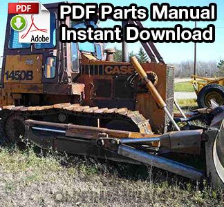 Case 1450B, 1455B Dozer Parts Manual PDF