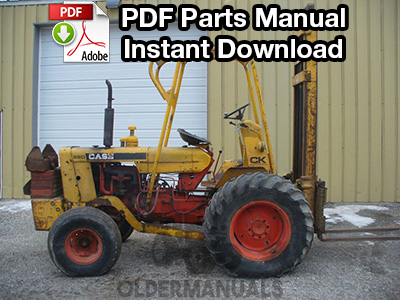 Case 580 CK Forklift Parts Manual