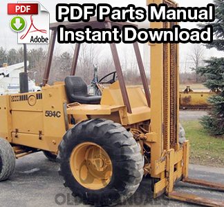 Case 584C, 585C, 586C CK Forklift Parts Manual
