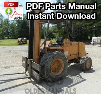 Case 584, 585, 586 CK Forklift Parts Manual