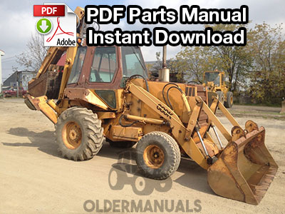 Case 680K Tractor Loader Backhoe Parts Manual