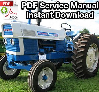 Ford Commander 6000 Tractor Service Manual