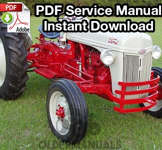 Ford 2N, 8N, 9N Tractor Service Manual