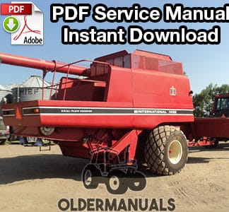 International Harvester 1482 Combine Service Manual IH-S-1482 COMB