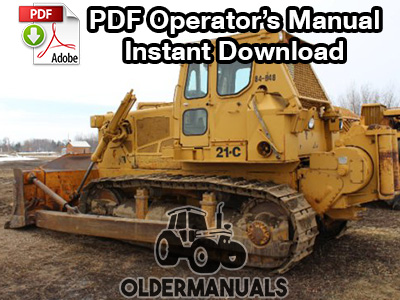 Fiat Allis 21C Dozer Operation and Maintenance Manual - OlderManuals.com
